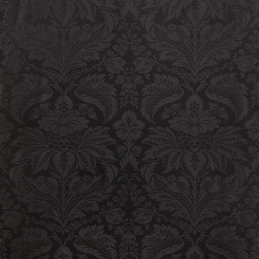 Shop 8013188-8 Damask Pierre Black Damask by Brunschwig & Fils Fabric