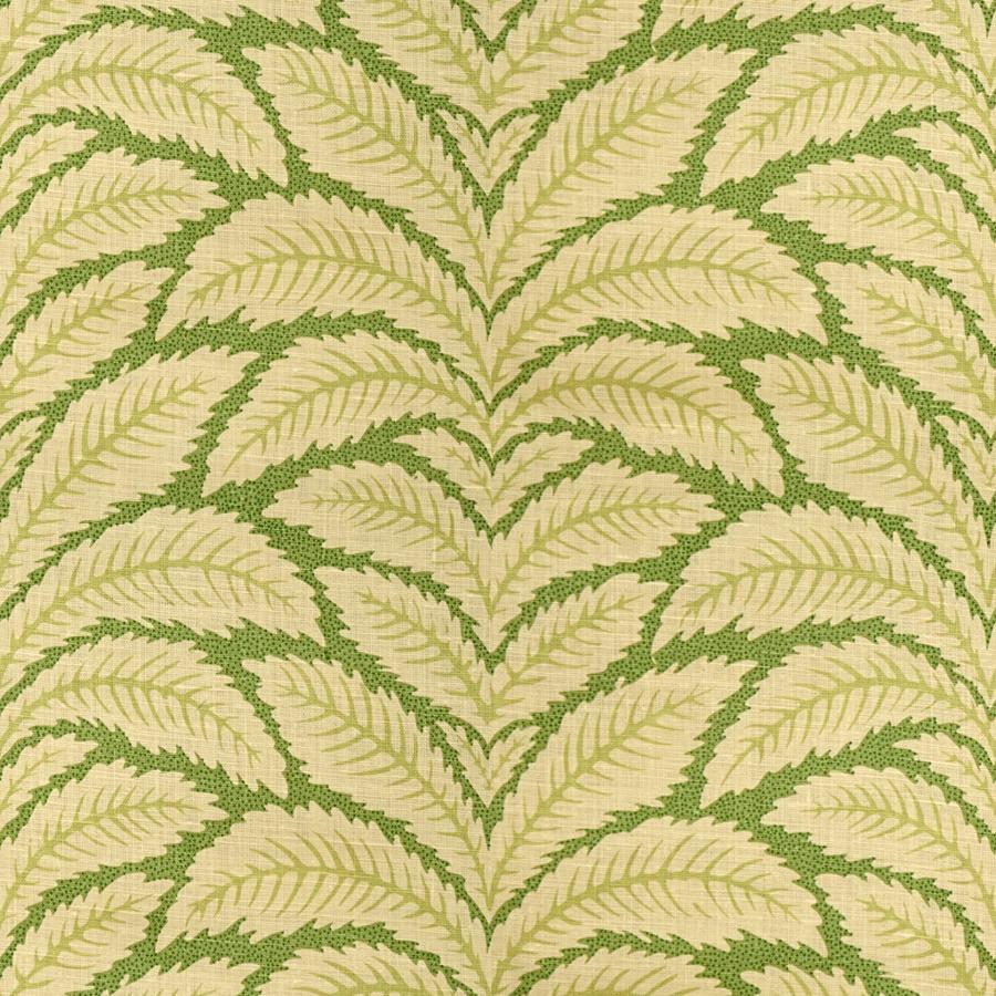 Sample 8014104-3 Talavera Linen Leaf Tropical Brunschwig and Fils Fabric