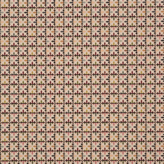 Acquire 8014111-195 Porthos Red/Blue Geometric by Brunschwig & Fils Fabric