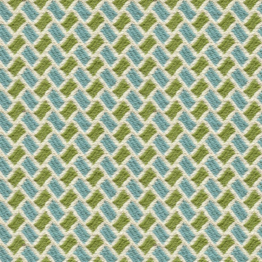 Select 8015112-513 New Briquetage Aqua/Lime Geometric by Brunschwig & Fils Fabric