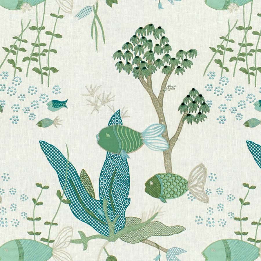 Buy 8015116-23 Lyford Cay Seafoam Animal/Insect by Brunschwig & Fils Fabric