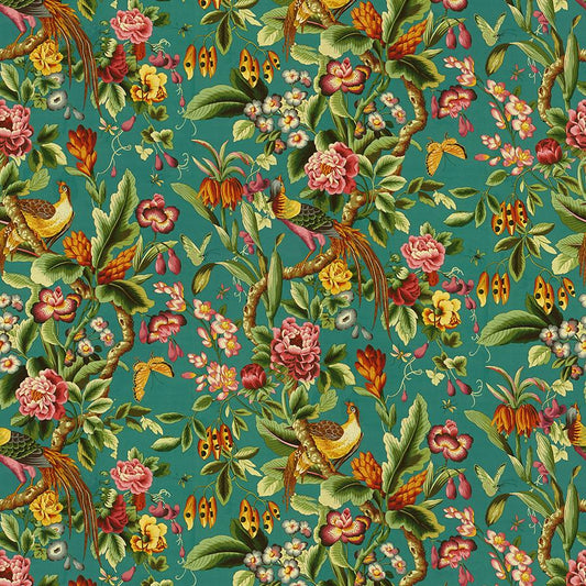 Search 8015130-5 Pheasans Blue Botanical by Brunschwig & Fils Fabric