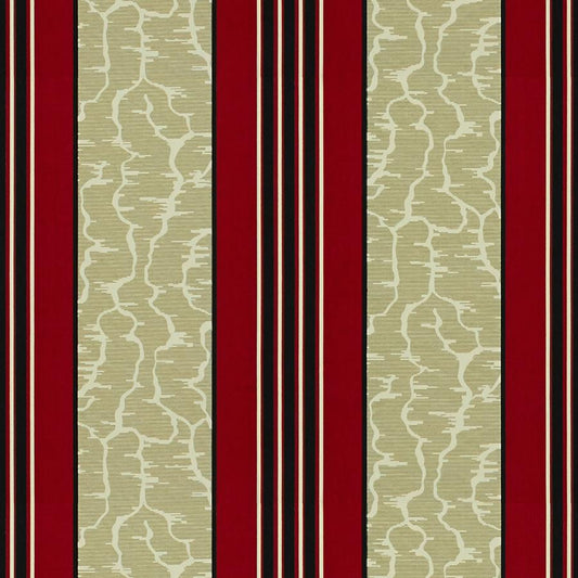 Purchase 8015136-9 Castiglione Red Stripes by Brunschwig & Fils Fabric