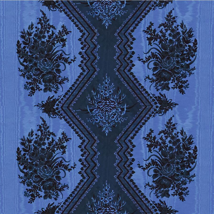 Acquire 8015137-5 Coppelia Moire Bleu Damask by Brunschwig & Fils Fabric