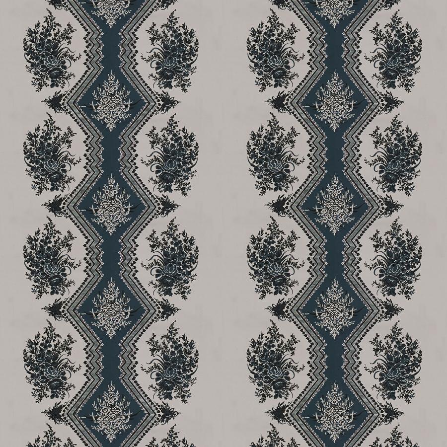Sample 8015139-10 Coppelia Satin Lavender Botanical Brunschwig and Fils Fabric