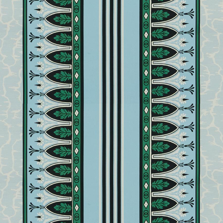 Order 8015140-13 Lola Montez Emerald/Aqua Stripes by Brunschwig & Fils Fabric