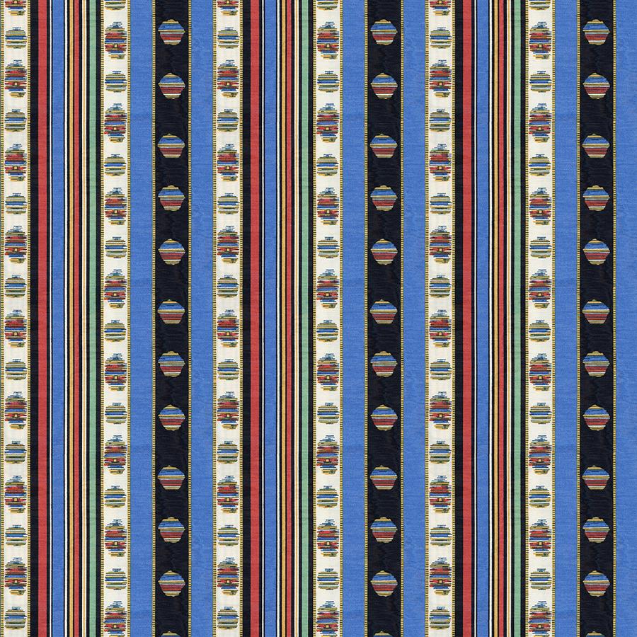 Acquire 8015143-519 Rayure Moire Bleu Stripes by Brunschwig & Fils Fabric