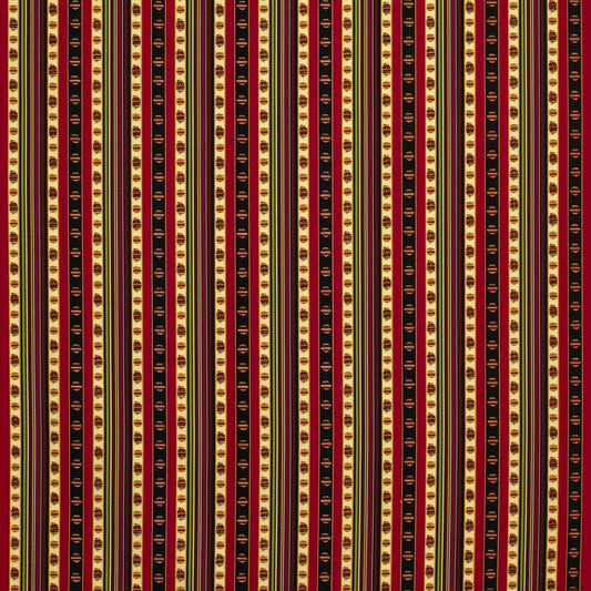 Select 8015144-193 Rayure Percale Rouge Stripes by Brunschwig & Fils Fabric