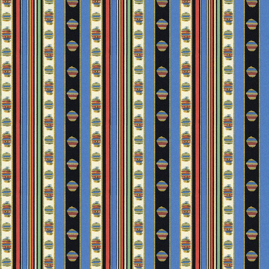 Buy 8015144-519 Rayure Percale Bleu Stripes by Brunschwig & Fils Fabric