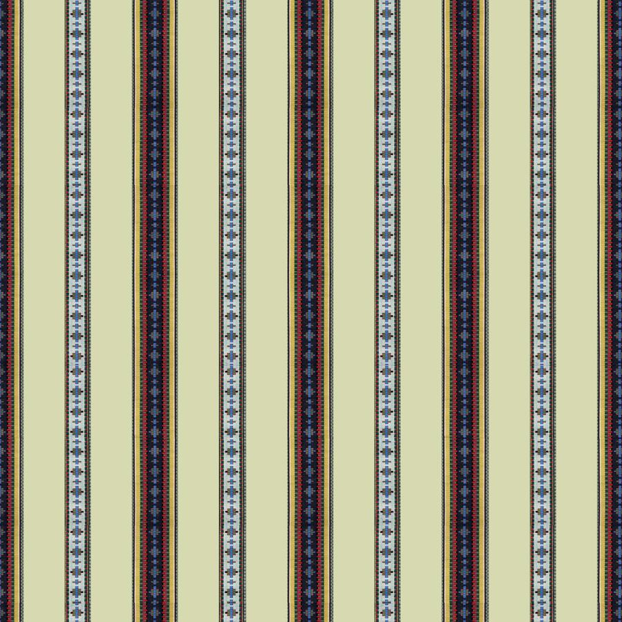 Sample 8015147-16 Rayure Broderie Beige Stripes Brunschwig and Fils Fabric