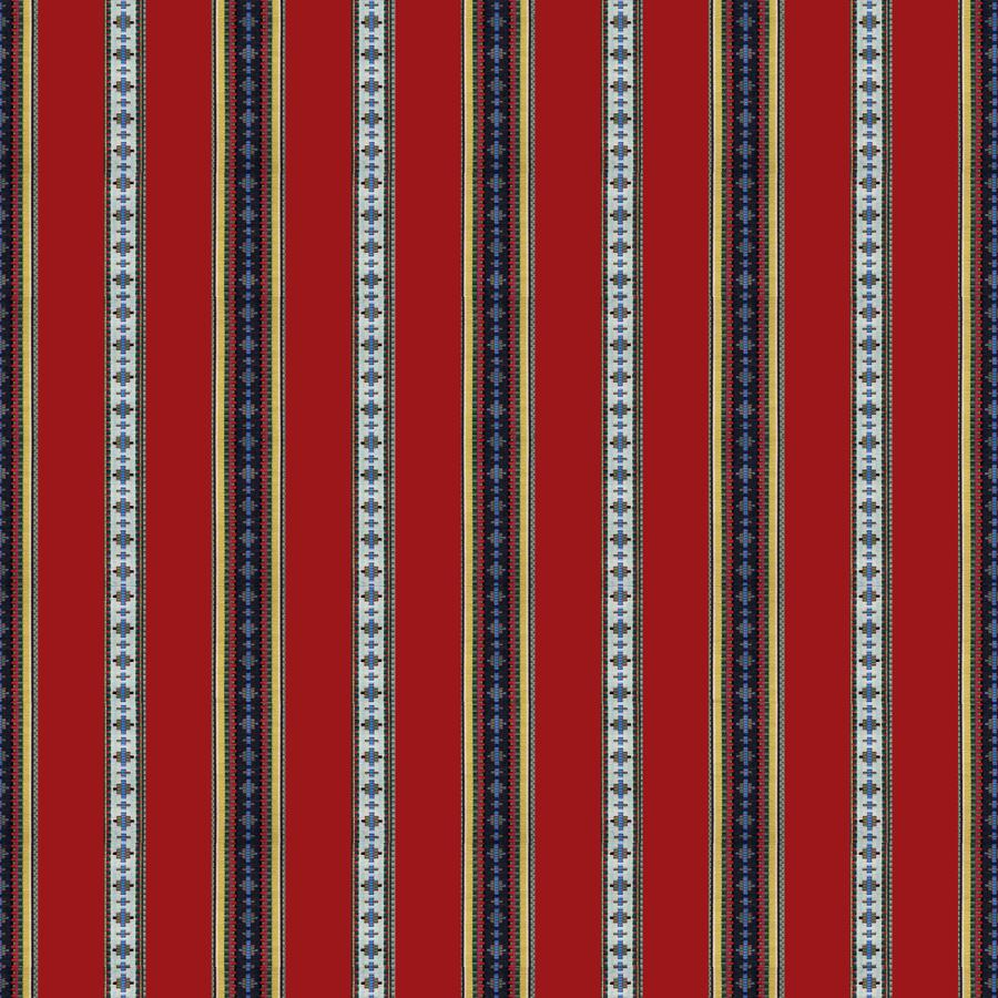 Purchase 8015147-19 Rayure Broderie Red Stripes by Brunschwig & Fils Fabric