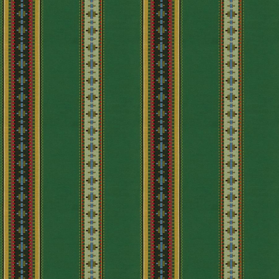 Sample 8015147-3 Rayure Broderie Vert Stripes Brunschwig and Fils Fabric