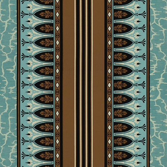 View 8015166-635 Lola Montez Turquoise Stripes by Brunschwig & Fils Fabric