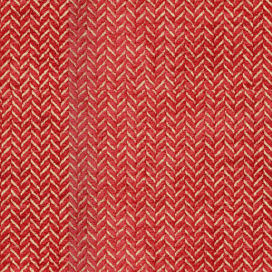 Sample 8016111-19 Mottaret Chenille Ruby Texture Brunschwig and Fils Fabric