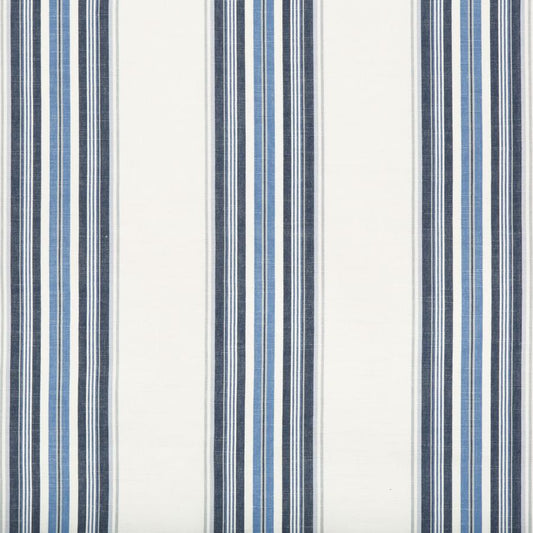 Shop 8017101-505 Verdon Stripe Indigo/Sky Stripes by Brunschwig & Fils Fabric