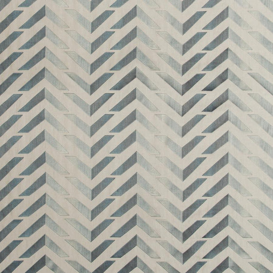 Save 8017128.511.0 Les Vagues Emb Grey Geometric by Brunschwig & Fils Fabric