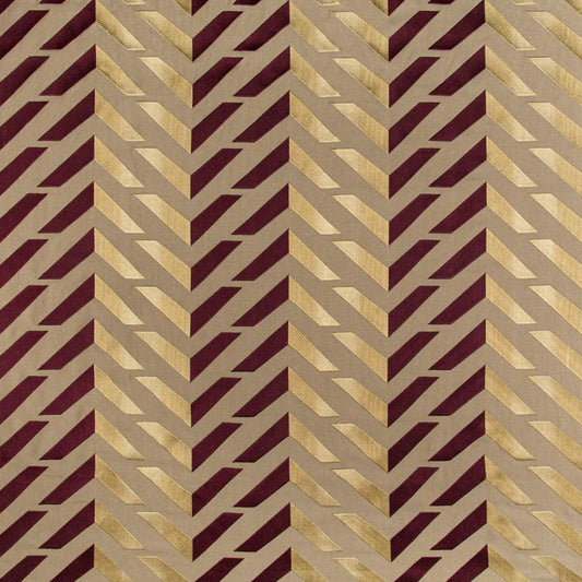 Find 8017128.9094.0 Les Vagues Emb Purple Geometric by Brunschwig & Fils Fabric