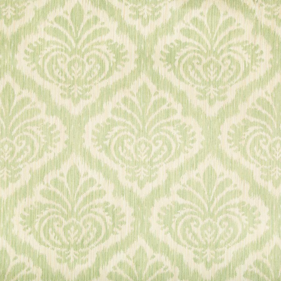 Looking 8017137-3 Durbar Tait Strie Ii Celery Damask by Brunschwig & Fils Fabric