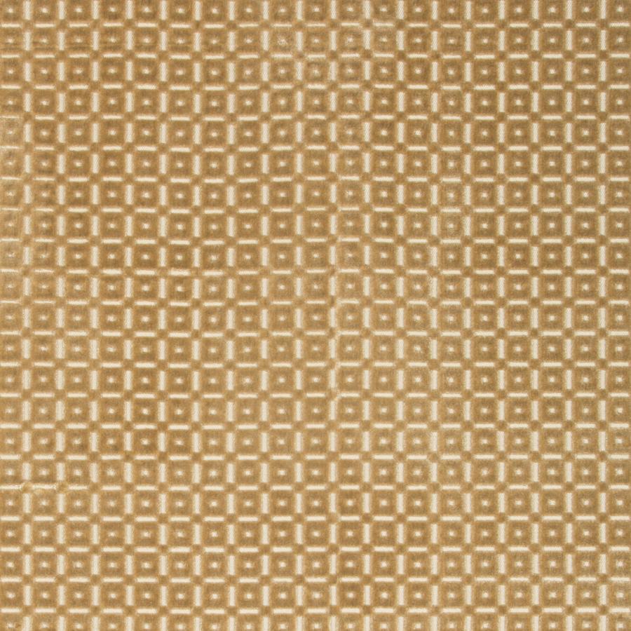 Sample 8018110-16 Savanne Velvet Sand Check/Plaid Brunschwig and Fils Fabric