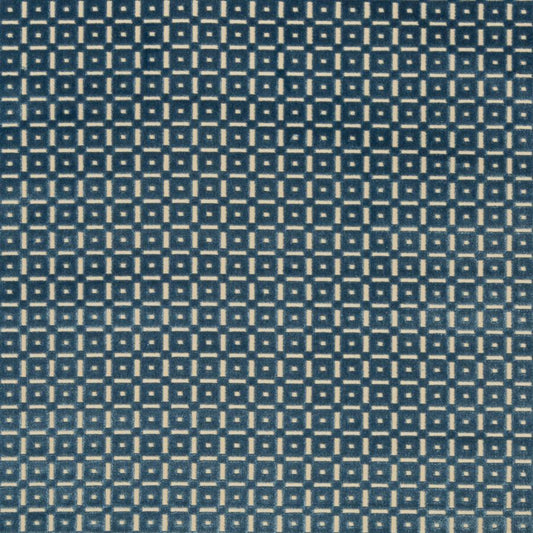 Search 8018110-5 Savanne Velvet Blue Check/Plaid by Brunschwig & Fils Fabric