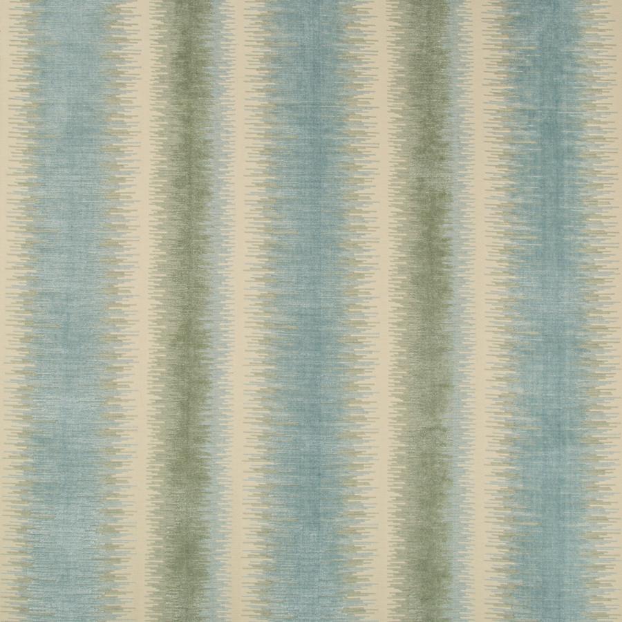 Sample 8018115-13 Bromo Velvet Seafoam Stripes Brunschwig and Fils Fabric