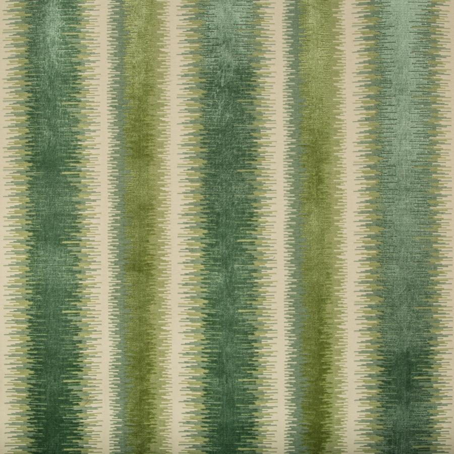 Sample 8018115-3 Bromo Velvet Aloe Stripes Brunschwig and Fils Fabric