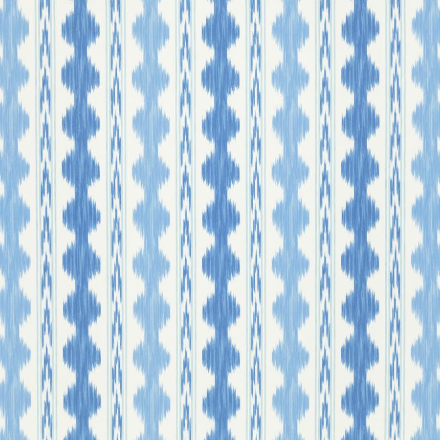 Sample 8018120-515 Avera Print Canton/Sky Ikat Brunschwig and Fils Fabric