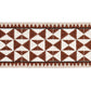 Purchase 80191 | Zulma Embroidered Tape, Brown - Schumacher Trim