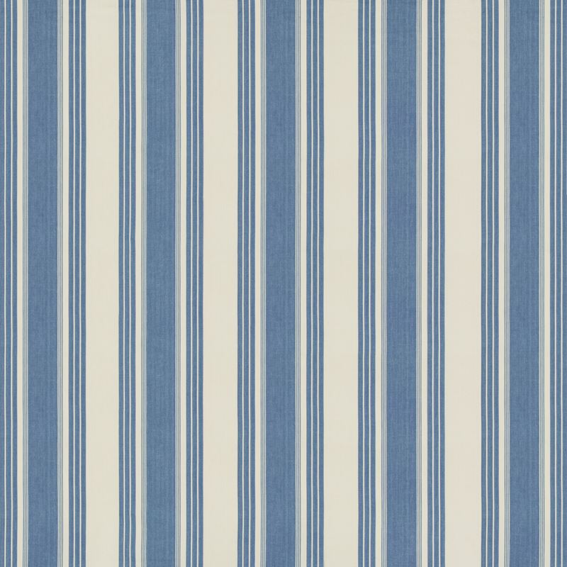 Sample 8019110-15 Colmar Stripe French Blue Stripes Brunschwig and Fils Fabric