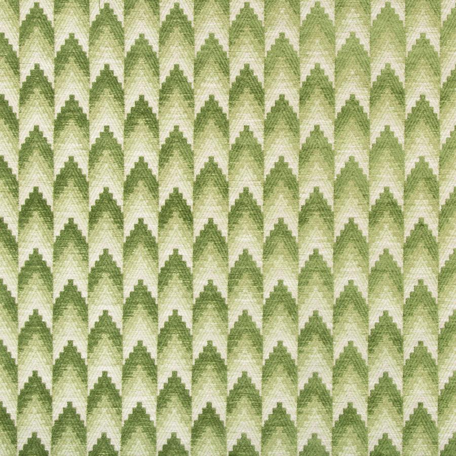Sample 8019118-3 Ventron Woven Leaf Flamestitch Brunschwig and Fils Fabric