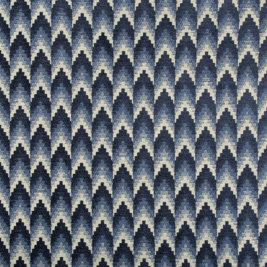 Buy 8019118-5 Ventron Woven Blue Flamestitch by Brunschwig & Fils Fabric