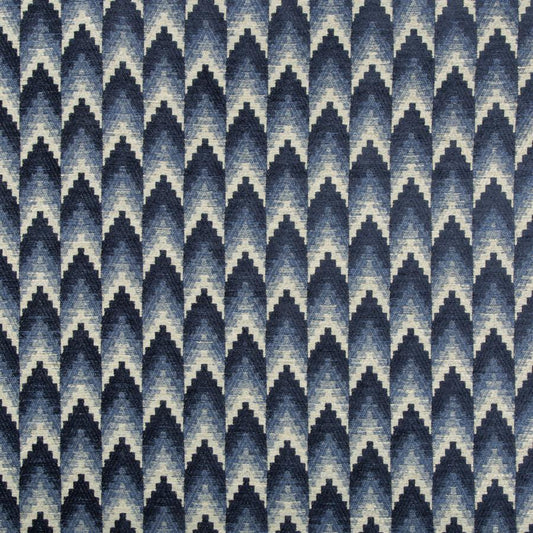 Buy 8019118-5 Ventron Woven Blue Flamestitch by Brunschwig & Fils Fabric