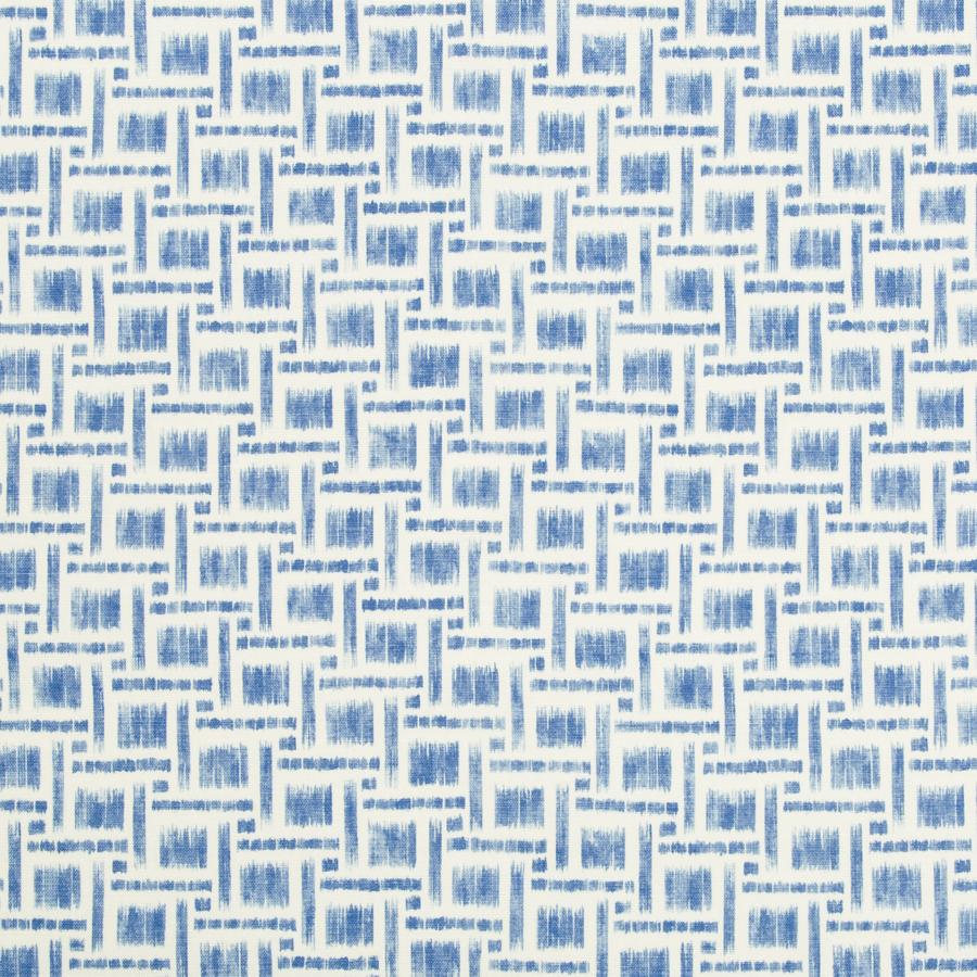 Sample 8019135-15 Mira Print Delft Geometric Brunschwig and Fils Fabric