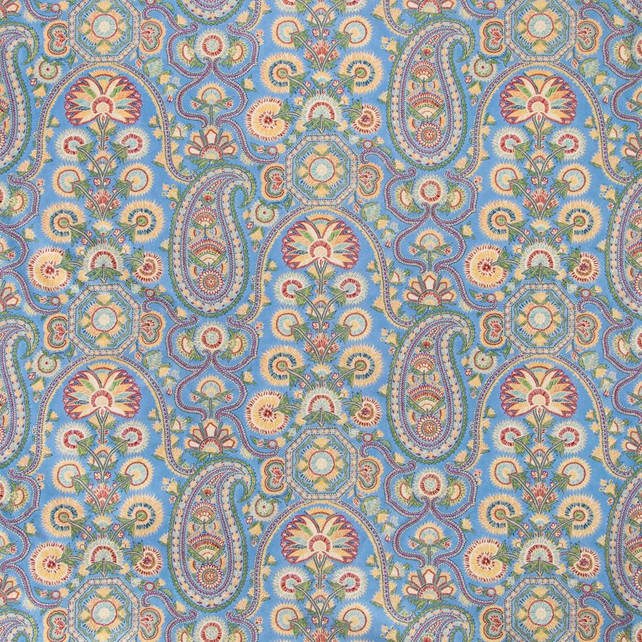Search 8020100-1519 Saraya Print Cornflower Paisley by Brunschwig & Fils Fabric