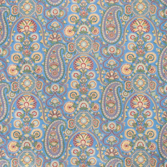 Search 8020100-1519 Saraya Print Cornflower Paisley by Brunschwig & Fils Fabric