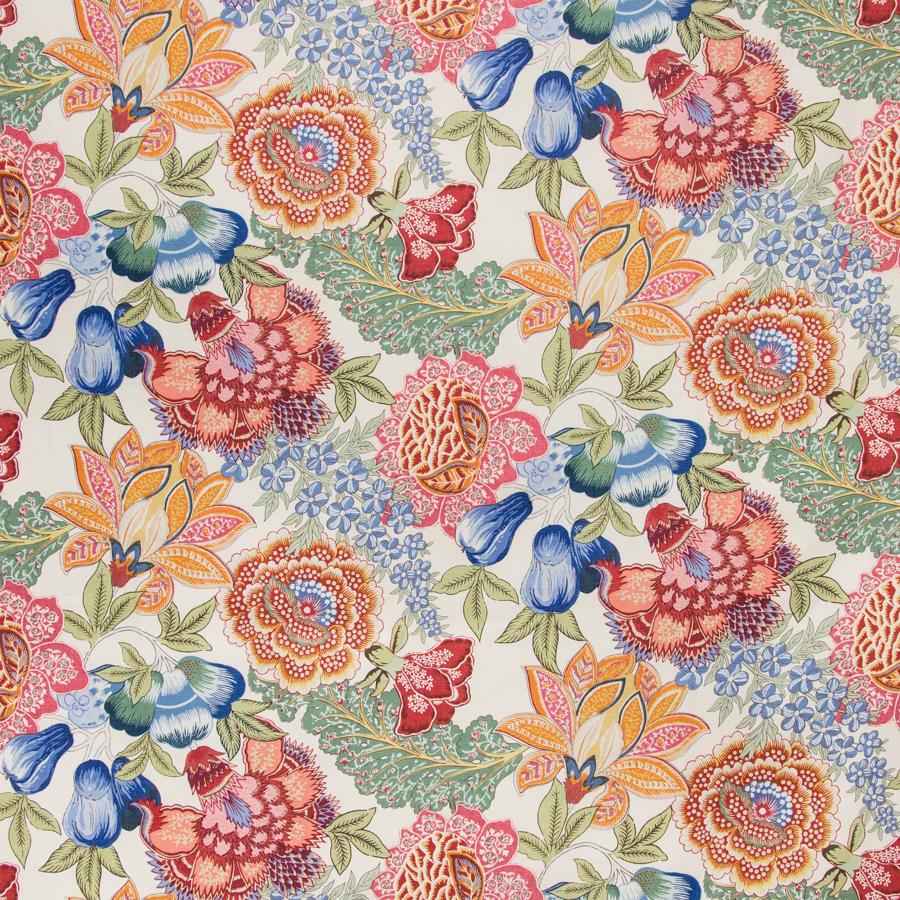 Select 8020101-195 Karabali Print Jewel Botanical by Brunschwig & Fils Fabric