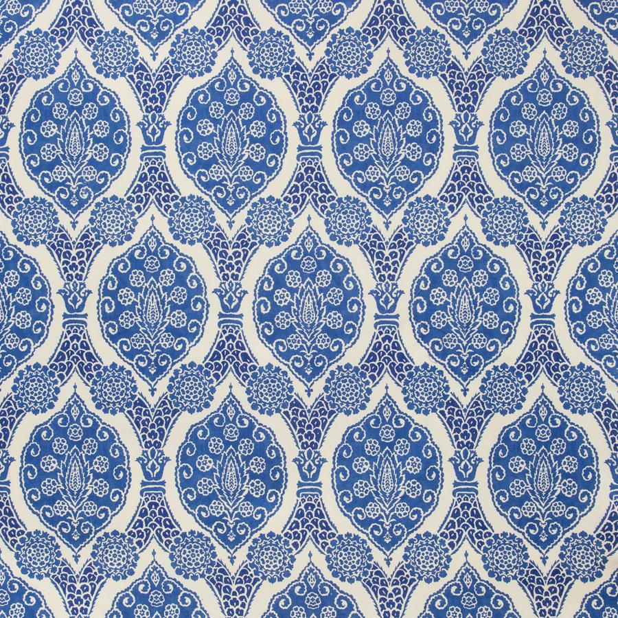 Shop 8020103-55 Sufera Print Blue Medallion by Brunschwig & Fils Fabric
