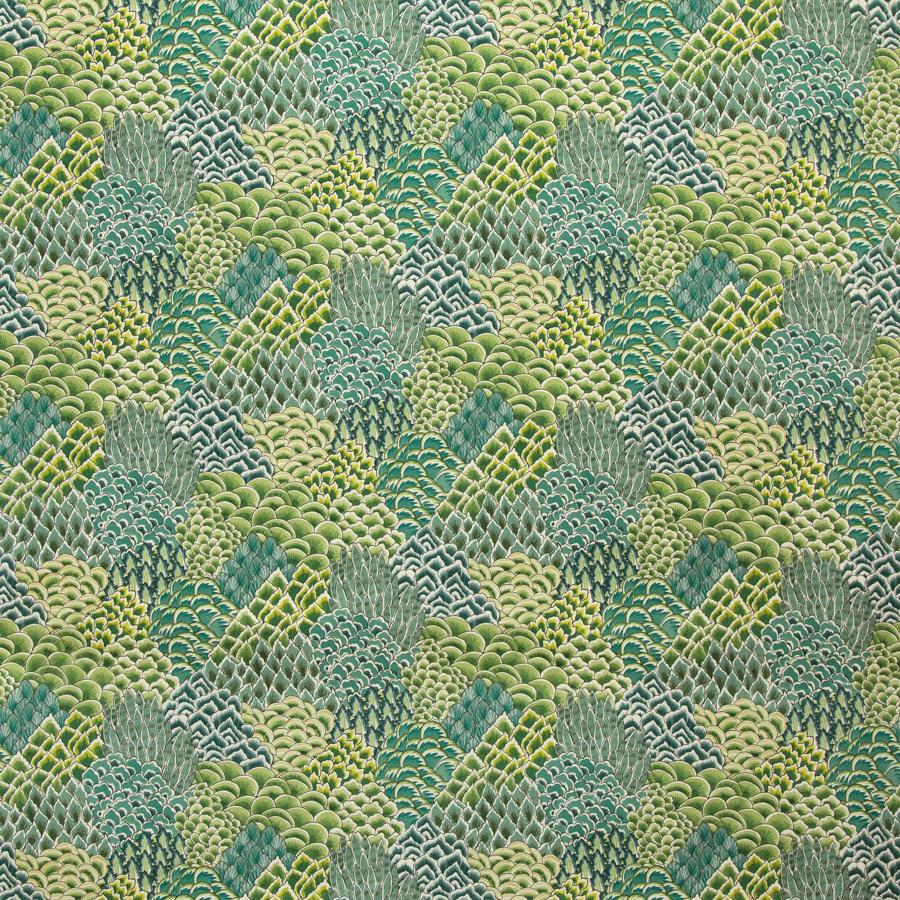 Buy 8020104-33 Katibi Print Leaf Flamestitch by Brunschwig & Fils Fabric