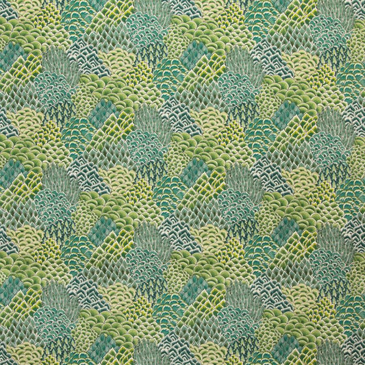 Buy 8020104-33 Katibi Print Leaf Flamestitch by Brunschwig & Fils Fabric