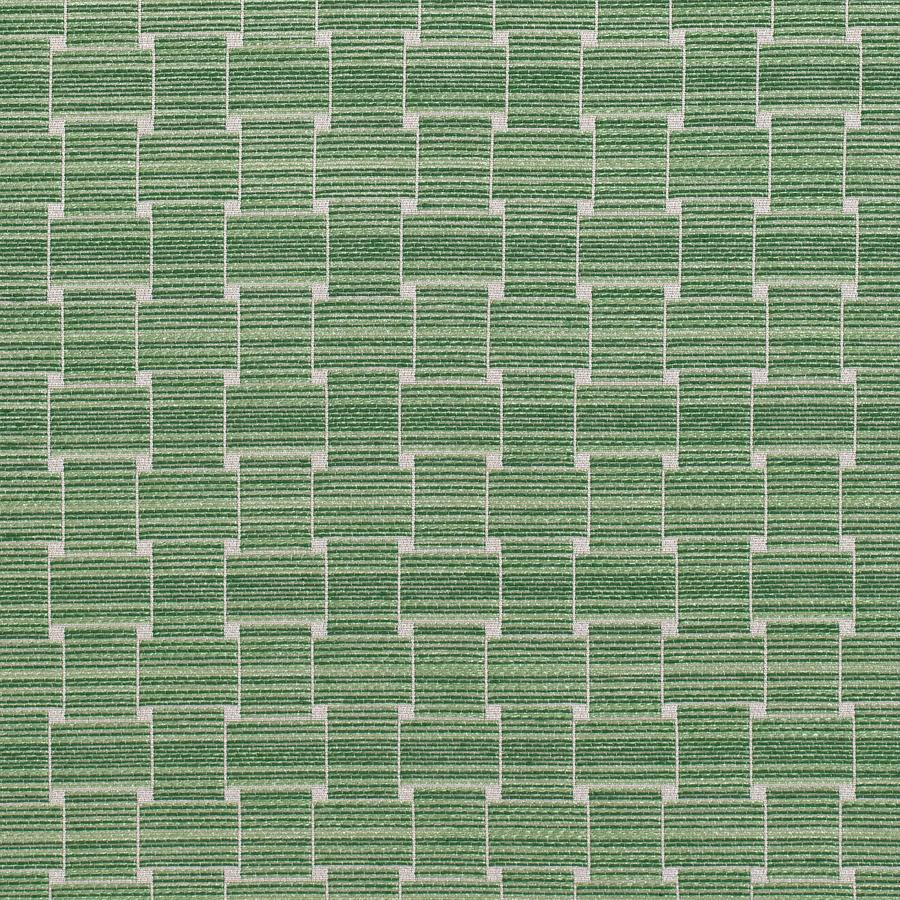Sample 8020108.3.0 Beaumois Woven Green Geometric Brunschwig and Fils Fabric