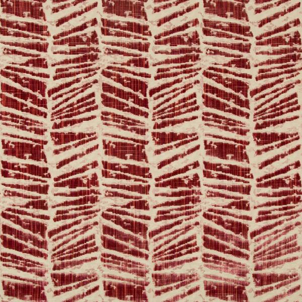 View 8020114.19.0 Chaumont Velvet Red Modern/Contemporary by Brunschwig & Fils Fabric