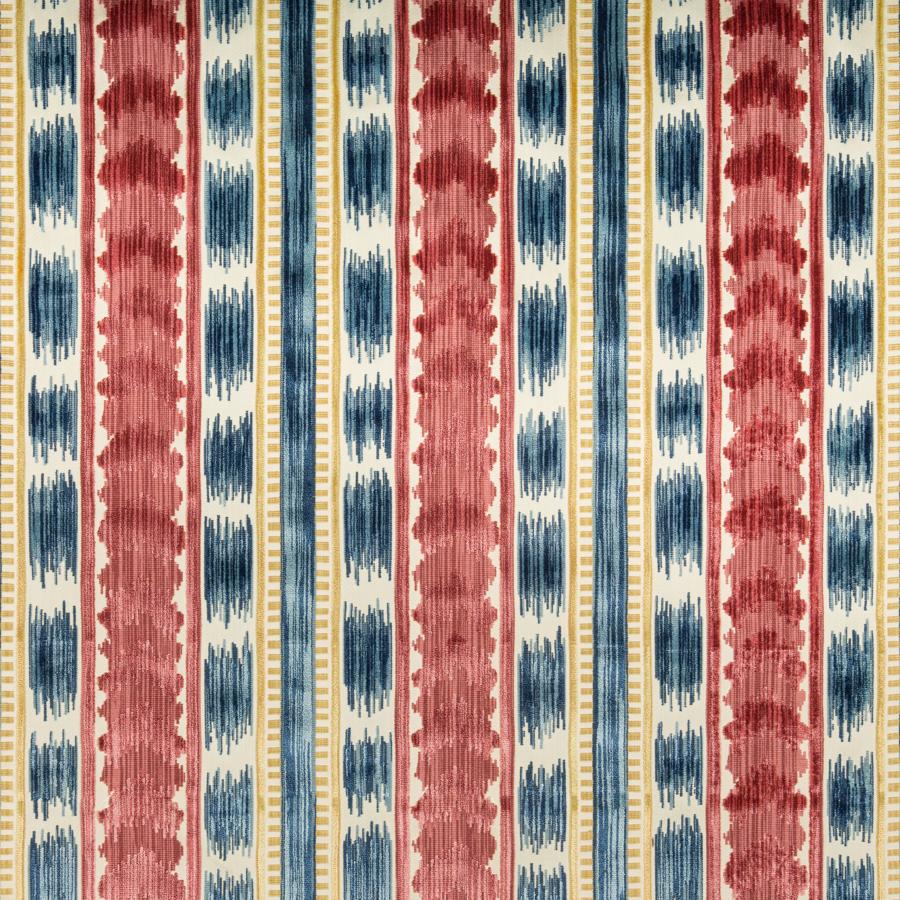Order 8020117.195.0 Bayeaux Velvet Multi Color Ikat by Brunschwig & Fils Fabric