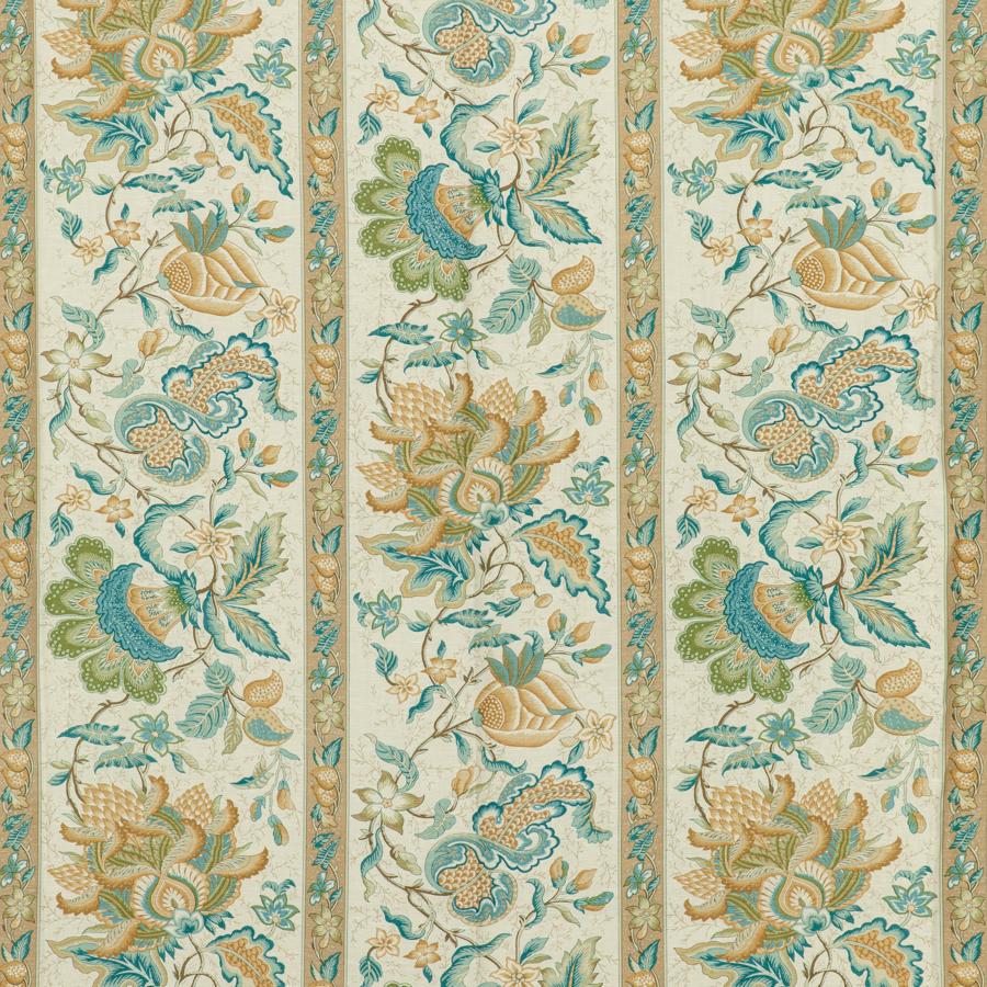 Sample - 8020120.13.0 | Montflours Print, Louverne - Brunschwig & Fils Fabric