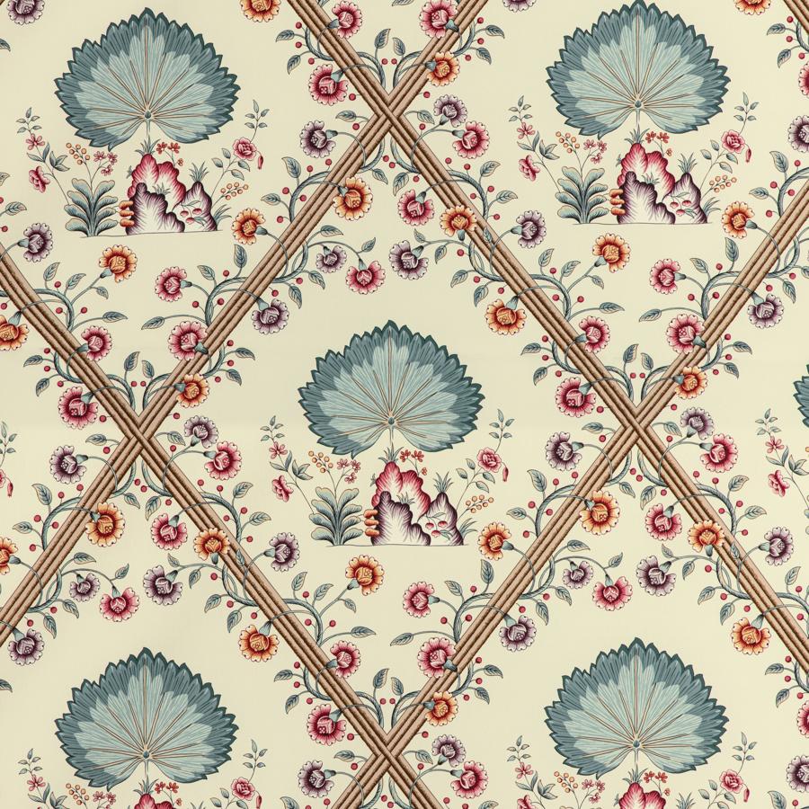 Sample - 8020123.1310.0 | Loire Print, Louverne - Brunschwig & Fils Fabric