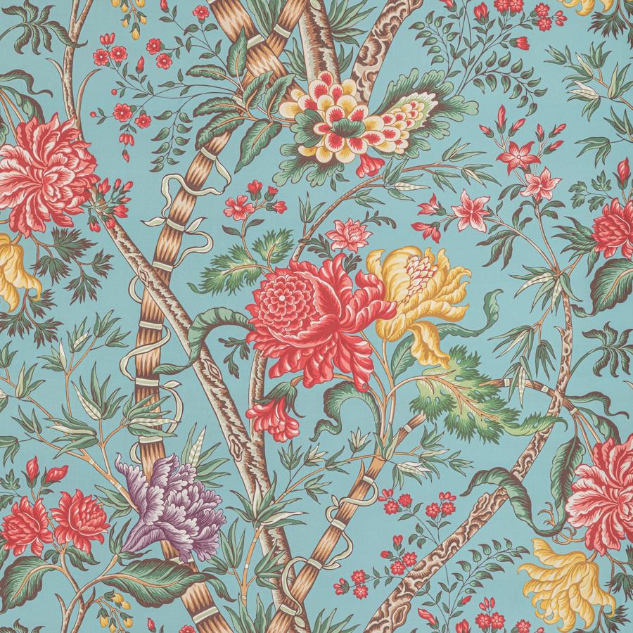 Sample - 8022100.1319.0 | Luberon Print, Manoir - Brunschwig & Fils Fabric