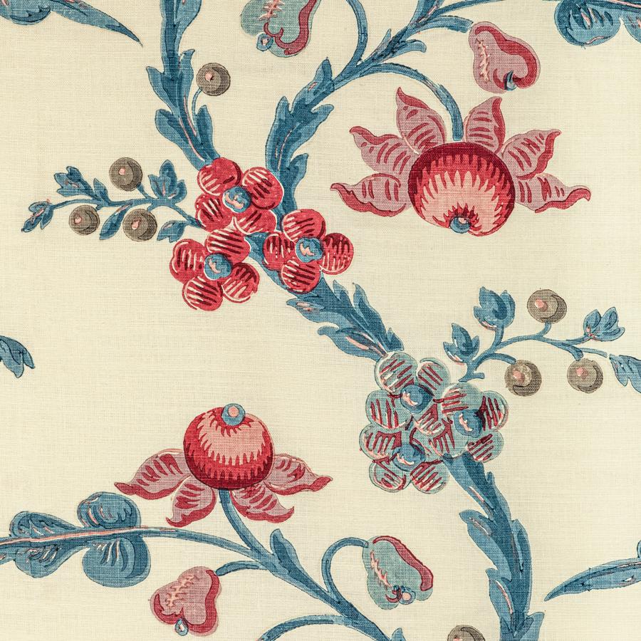 Sample - 8022121.195 | Le Brun Print,  - Brunschwig & Fils Fabric Fabric - 8022121.195.0