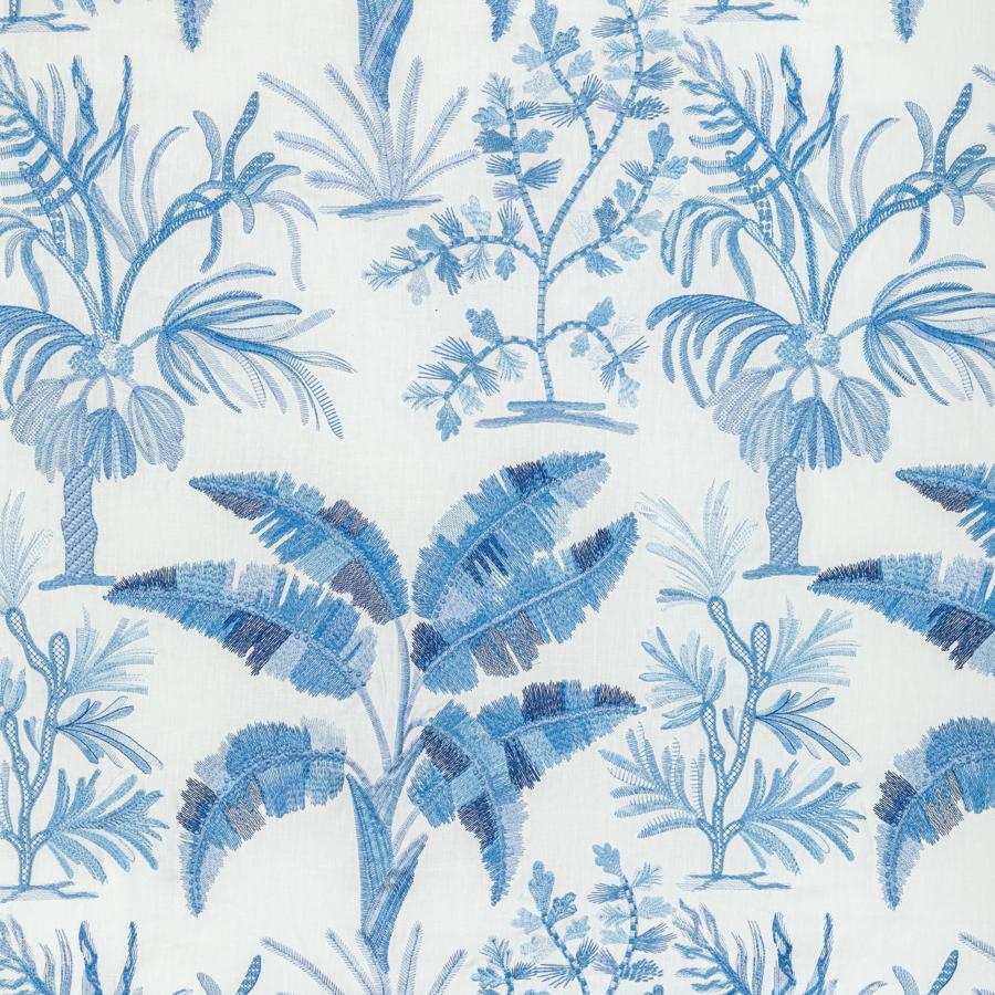 Sample - 8022134.5.0 | Martil Emb, Majorelle - Brunschwig & Fils Fabric