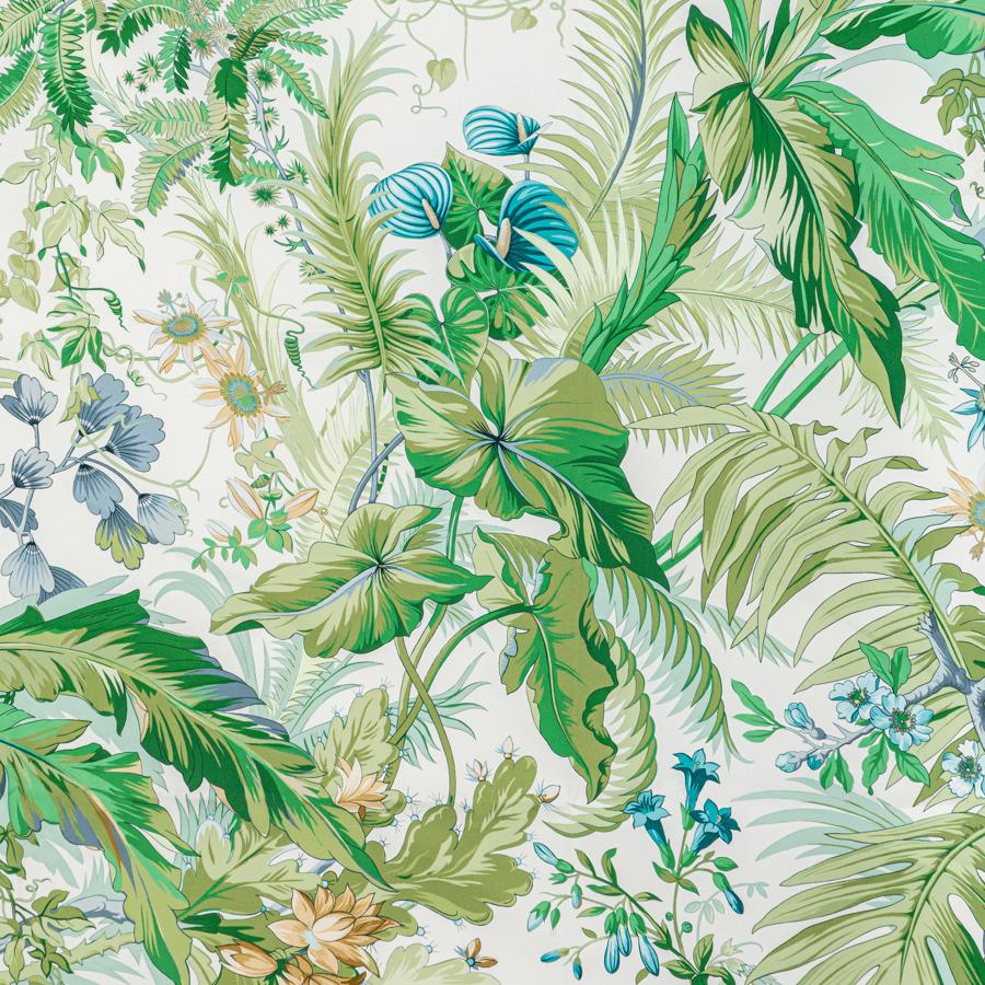 Sample - 8022136.153.0 | Majorelle Print, Majorelle - Brunschwig & Fils Fabric