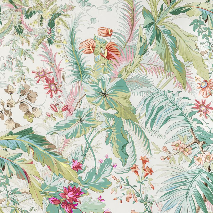 Sample - 8022136.517.0 | Majorelle Print, Majorelle - Brunschwig & Fils Fabric