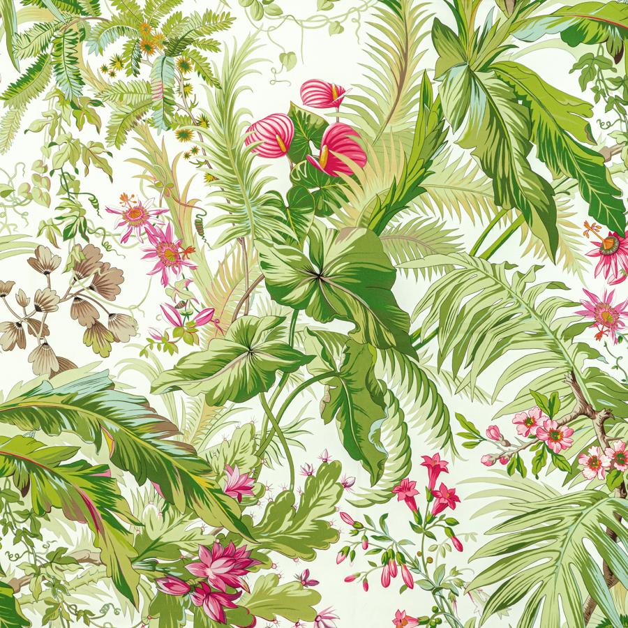 Sample - 8022136.73.0 | Majorelle Print, Majorelle - Brunschwig & Fils Fabric